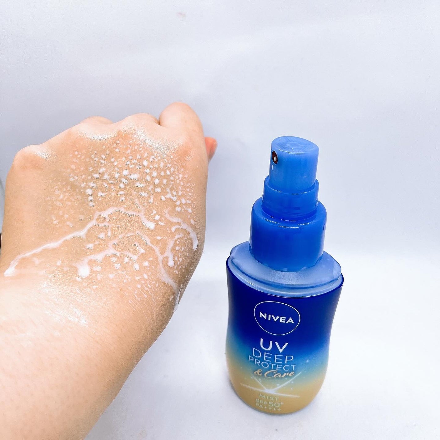 ニベアUV ディーププロテクト&ケア ミルクミスト/ニベア/日焼け止めミスト・スプレーを使ったクチコミ(2枚目)