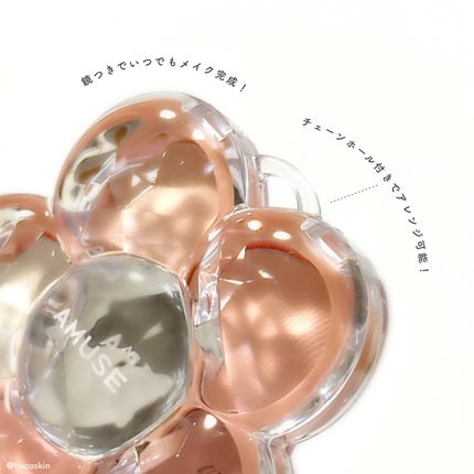 フローラアイパレット/AMUSE/アイシャドウを使ったクチコミ(4枚目)