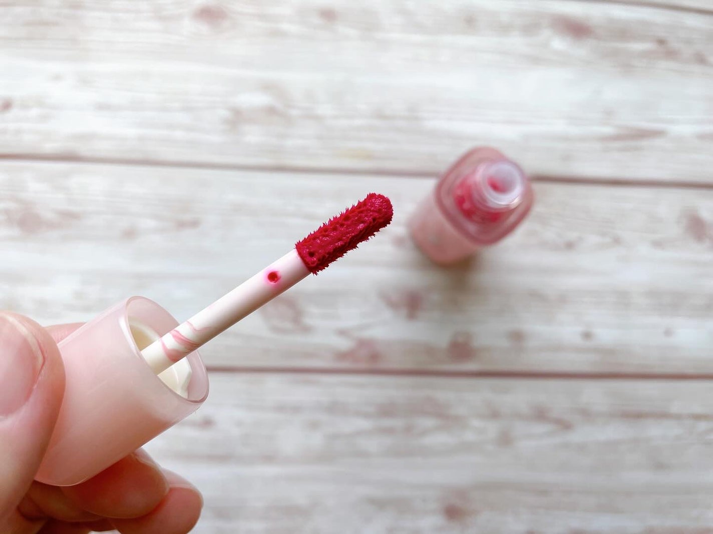 ポッピングバルーンティント/Laka/リップティントを使ったクチコミ(2枚目)