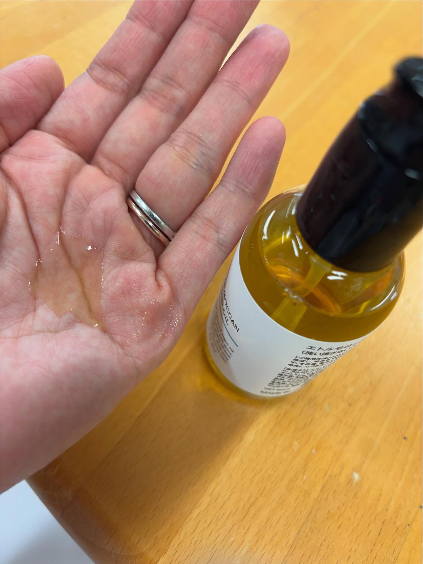 Moroccan hair oil/etol./ヘアオイルを使ったクチコミ（2枚目）