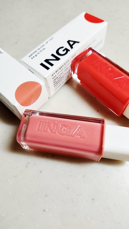 ウォーターグローリップティント/INGA/リップティントを使ったクチコミ(1枚目)