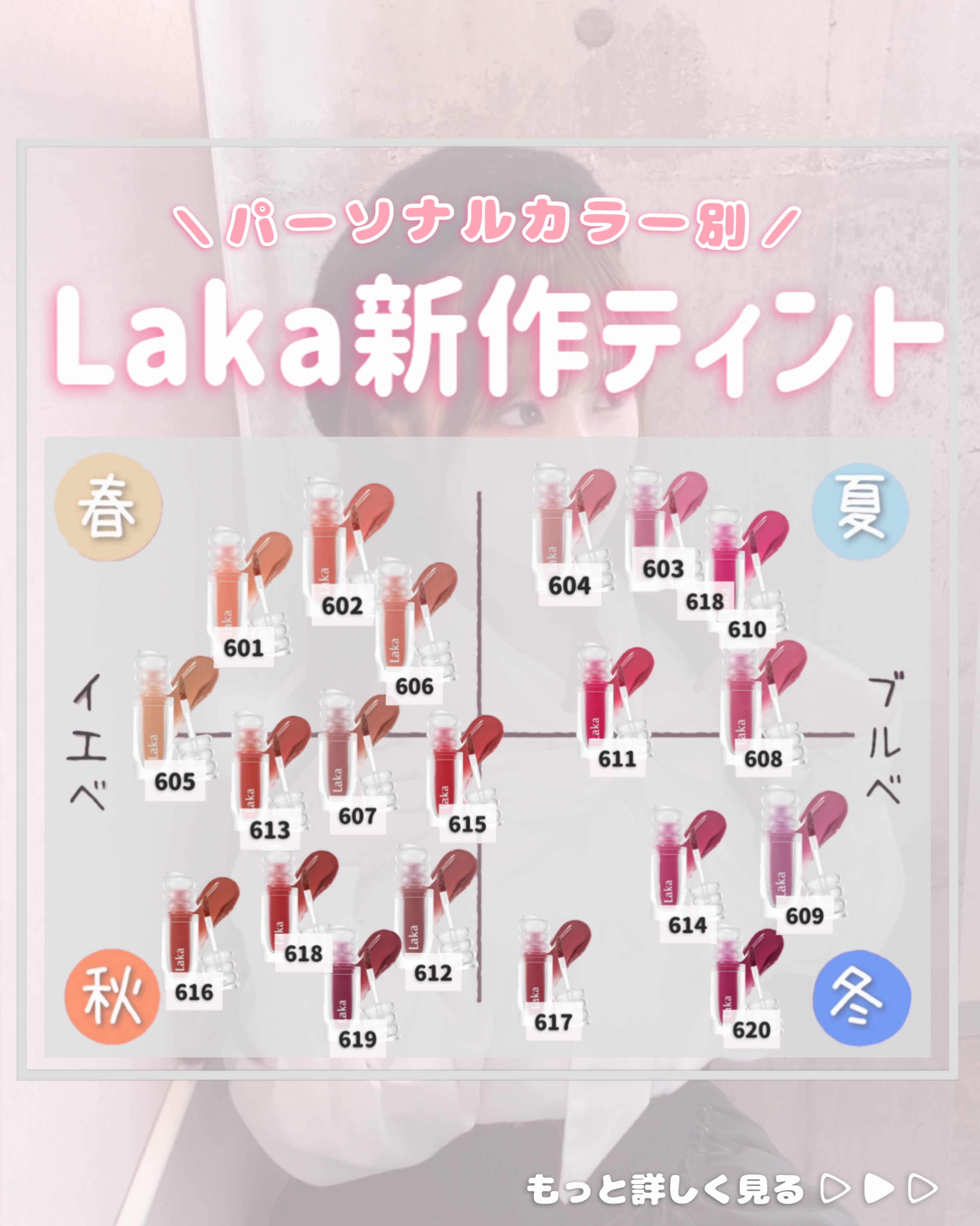 ラカ　マキシグレイヤーティント ＃612　コントゥア/Laka/リップティントを使ったクチコミ（1枚目）