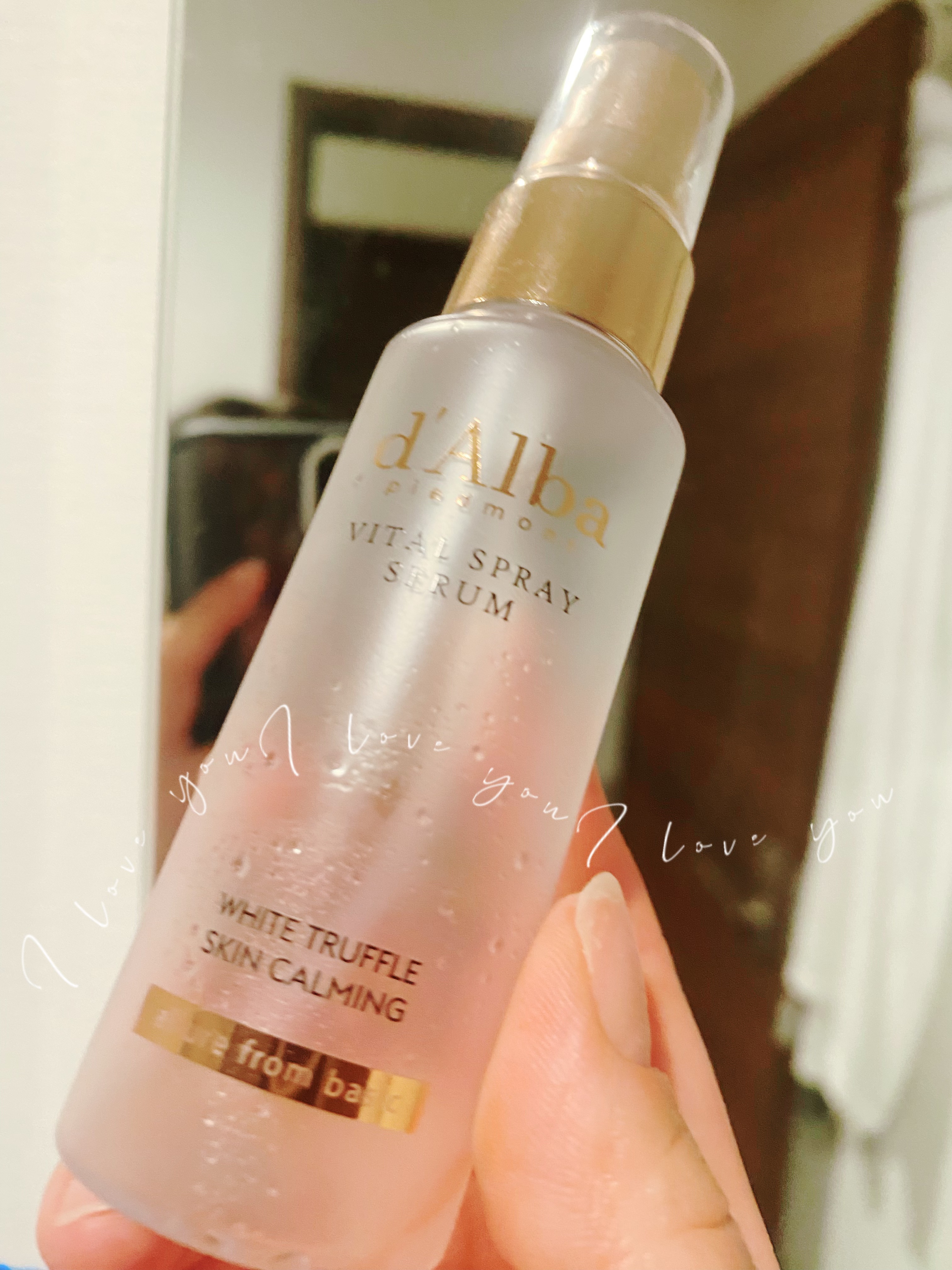 ダルバ ホワイトトリュフバイタルスプレーセラム/ダルバ/ミスト状化粧水を使ったクチコミ（1枚目）