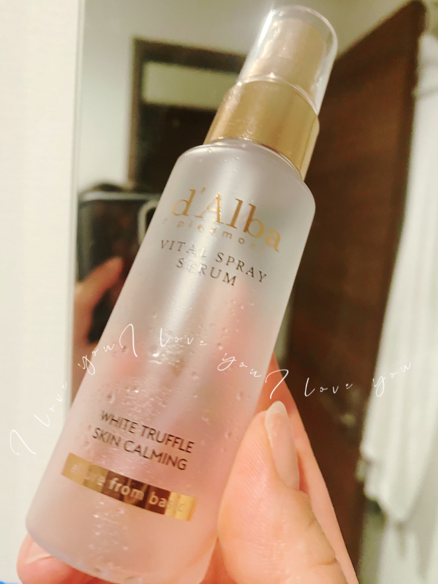 ダルバ ホワイトトリュフバイタルスプレーセラム/ダルバ/ミスト状化粧水を使ったクチコミ(1枚目)