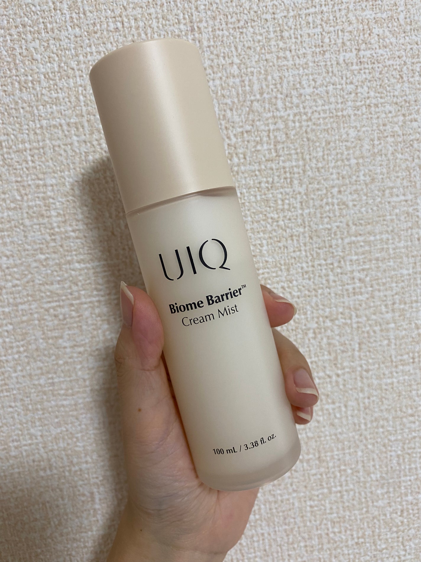 バイオームバリア クリームミスト/UIQ/ミスト状化粧水を使ったクチコミ(1枚目)