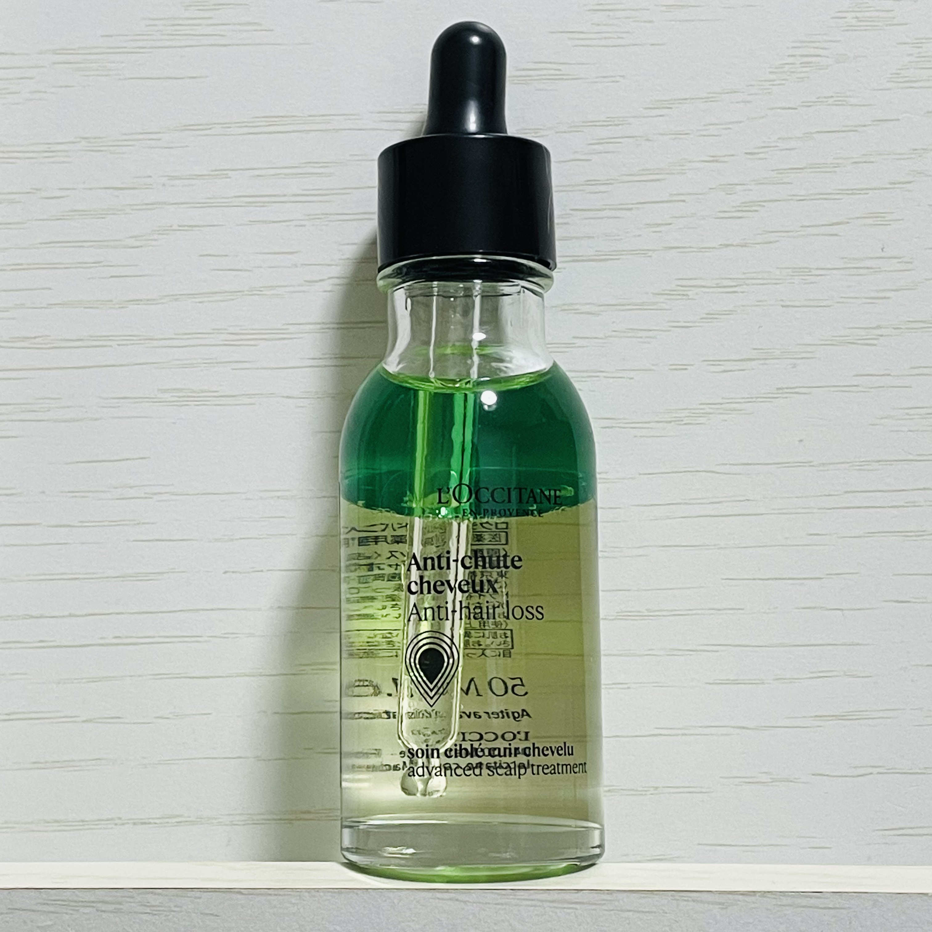 薬用 メディカル アンチヘアロスセラム/L'OCCITANE/頭皮ローションを使ったクチコミ（2枚目）