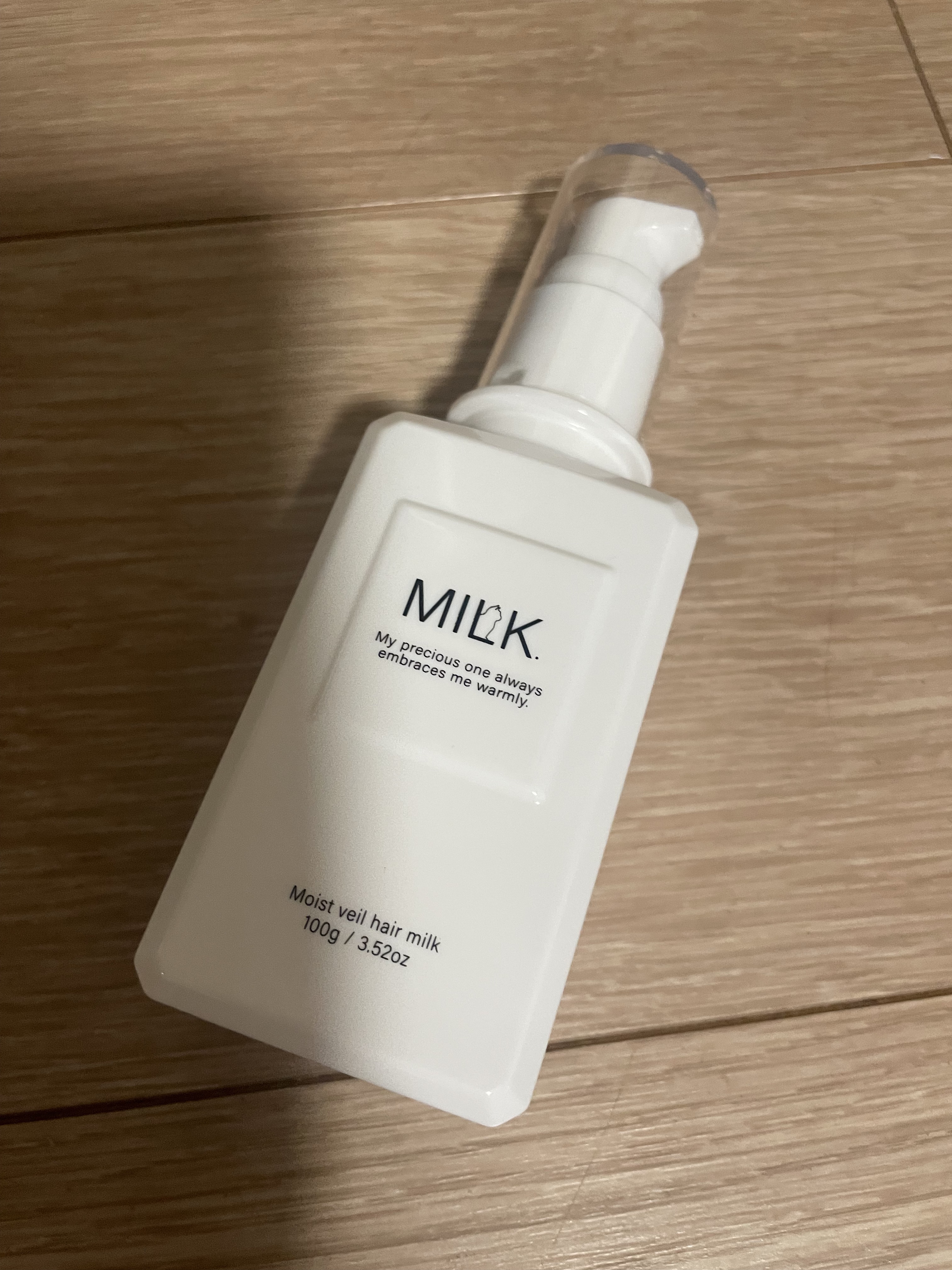 モイストヴェール ヘアミルク＜無香料＞/MILK./ヘアミルクを使ったクチコミ（1枚目）