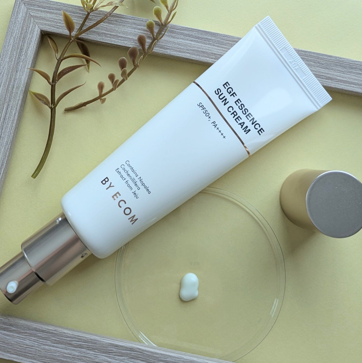 EGF エッセンスサンクリーム/BY ECOM/日焼け止めクリームを使ったクチコミ(2枚目)