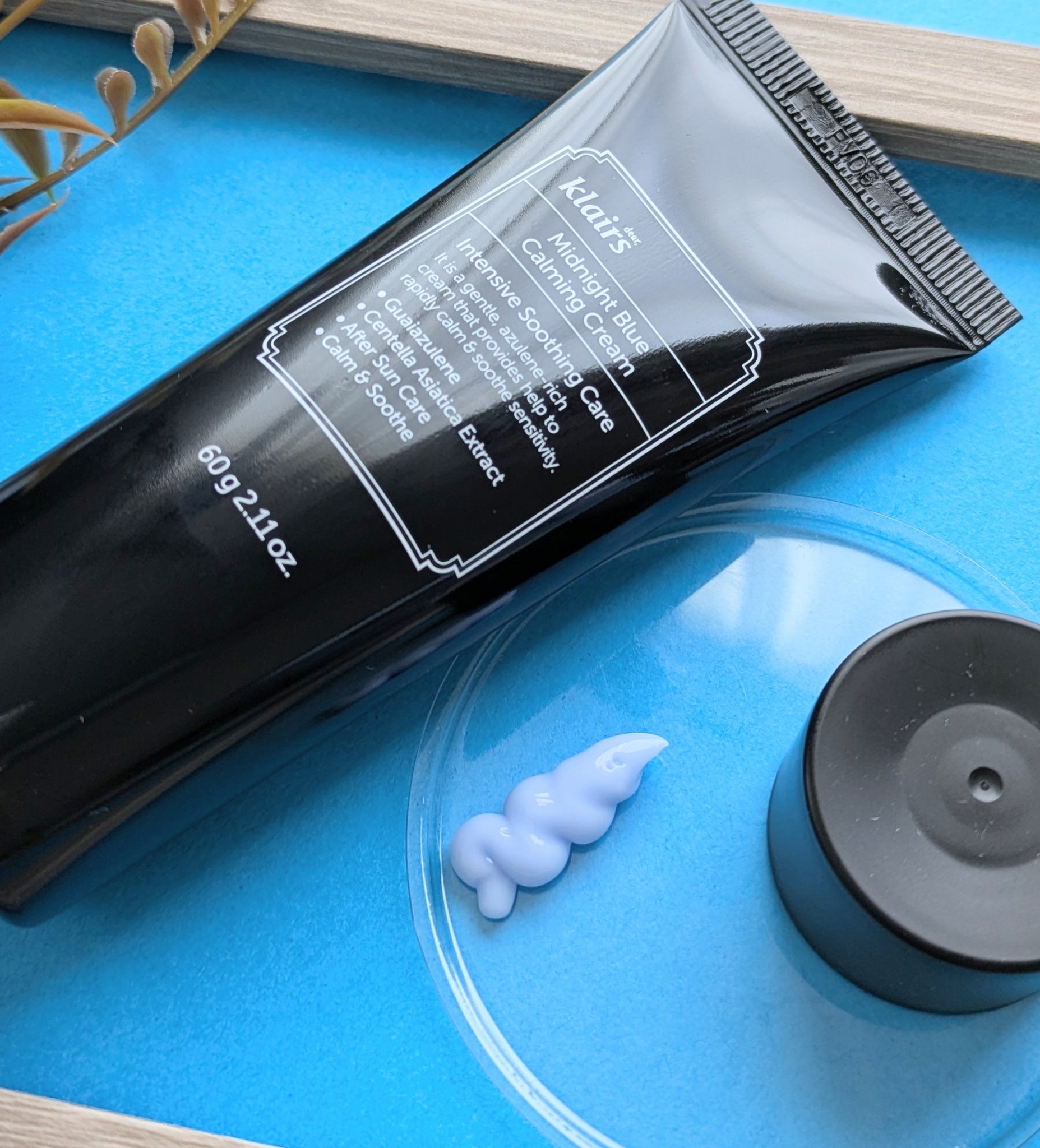 ミッドナイトブルーカーミングクリーム/Klairs/フェイスクリームを使ったクチコミ（3枚目）