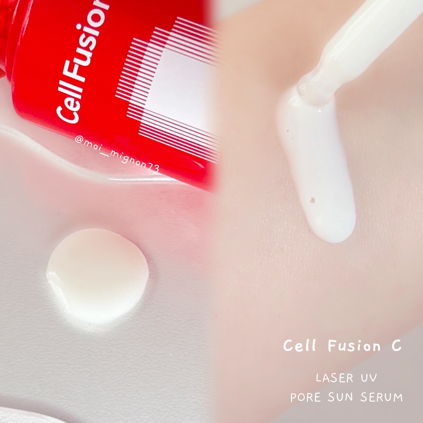 Cell Fusion C レーザーUVポアサンセラム/Cell Fusion C(セルフュージョンシー)/日焼け止めローションを使ったクチコミ（3枚目）