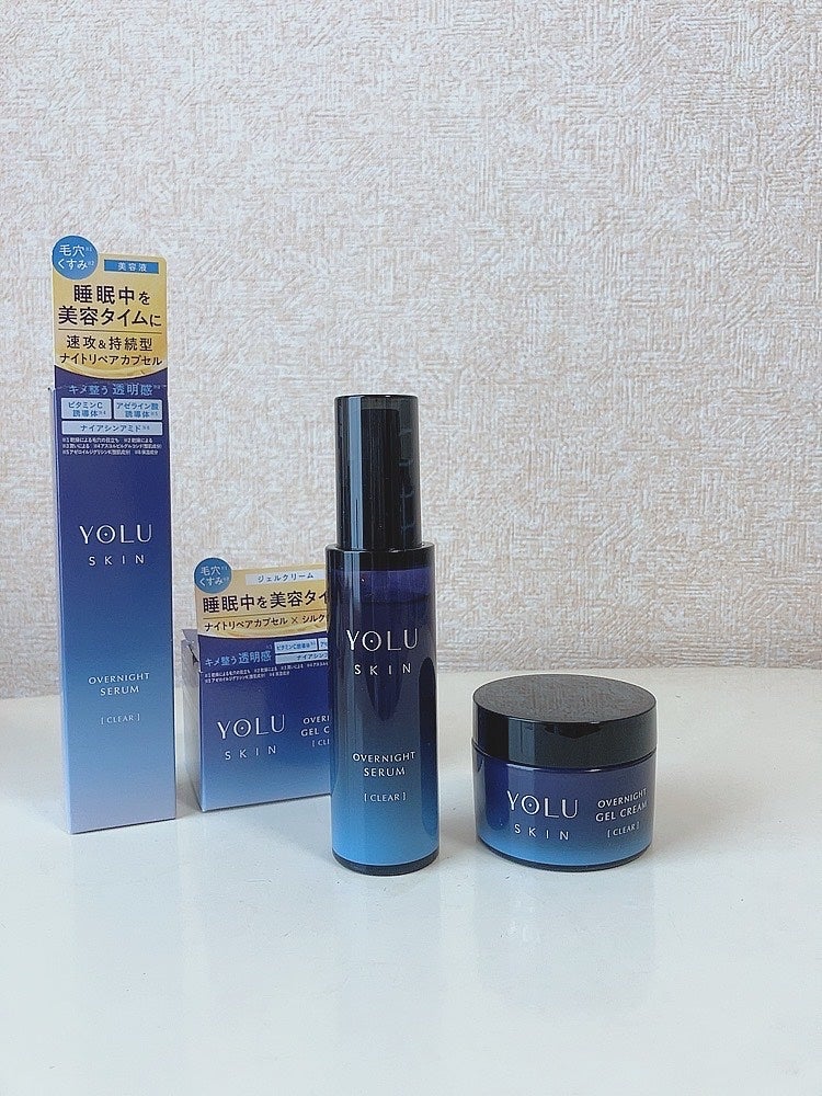 ヨル スキン オーバーナイトセラム クリア/YOLU/美容液を使ったクチコミ(1枚目)