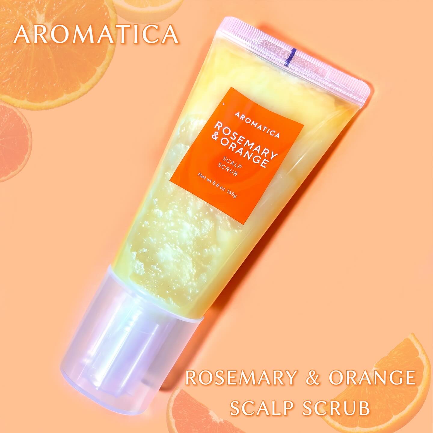 ローズマリー＆オレンジ スカルプスクラブ/AROMATICA/ヘッドスクラブを使ったクチコミ（1枚目）