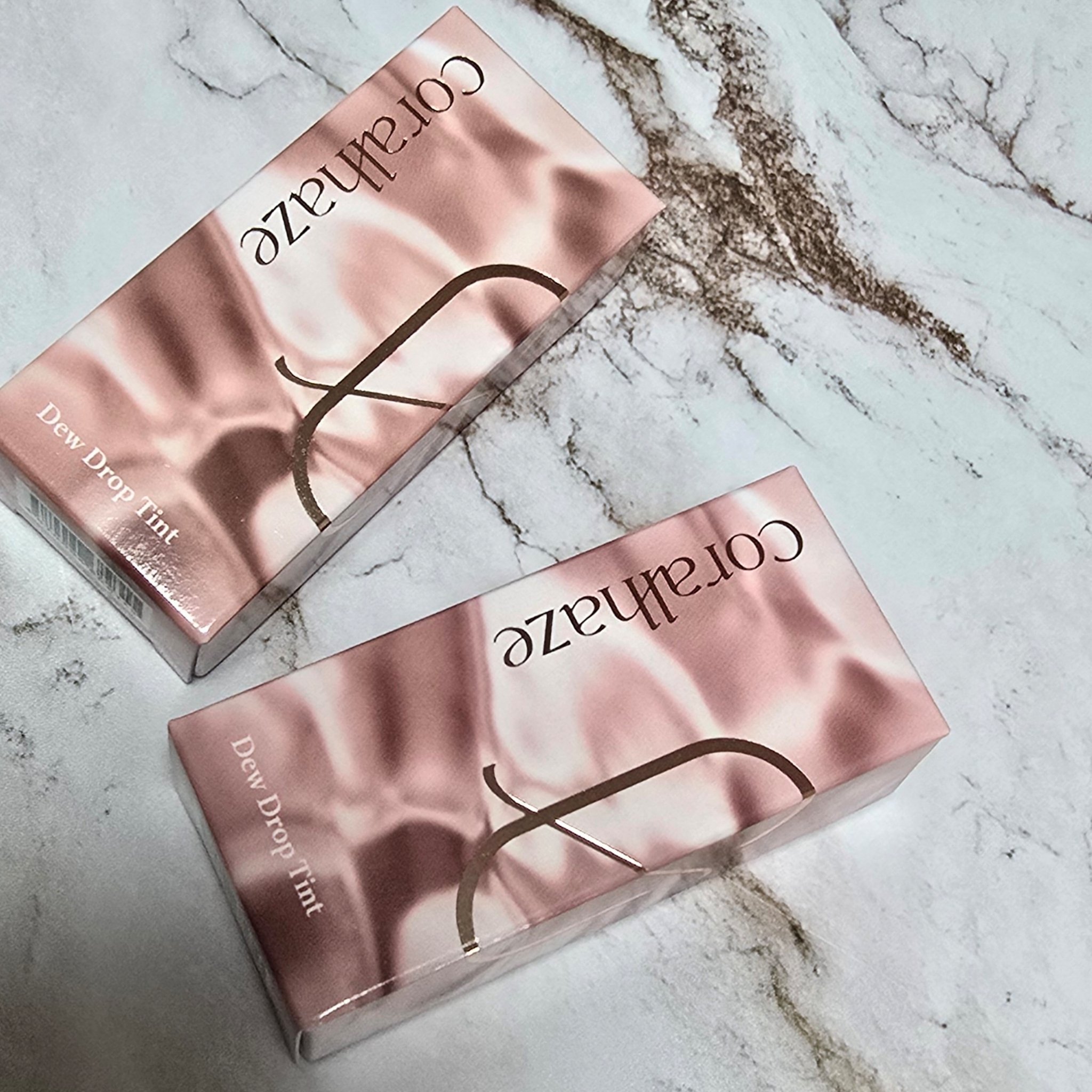 デュー ドロップ ティント 205 ハニーデュー/Coralhaze/リップティントを使ったクチコミ（1枚目）