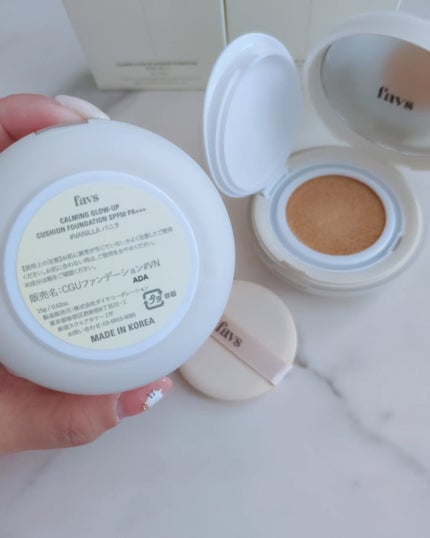 カーミンググロウアップクッションファンデーション/favs/リキッドファンデーションを使ったクチコミ(2枚目)
