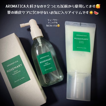 ローズマリー スカルプ スクラブ/AROMATICA/ヘッドスクラブを使ったクチコミ(4枚目)