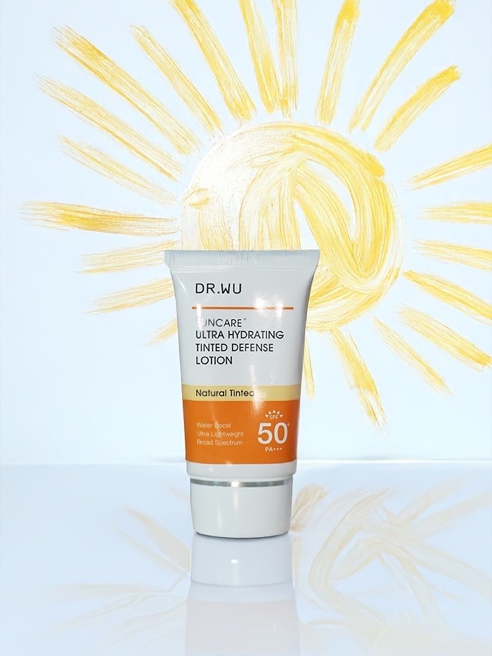 サンスクリーン+モイスト（色付き）＜日焼け止め＞/DR.WU/日焼け止めローションを使ったクチコミ（1枚目）