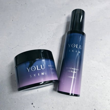 ヨル スキン オーバーナイトセラム モイスト/YOLU/美容液を使ったクチコミ(1枚目)