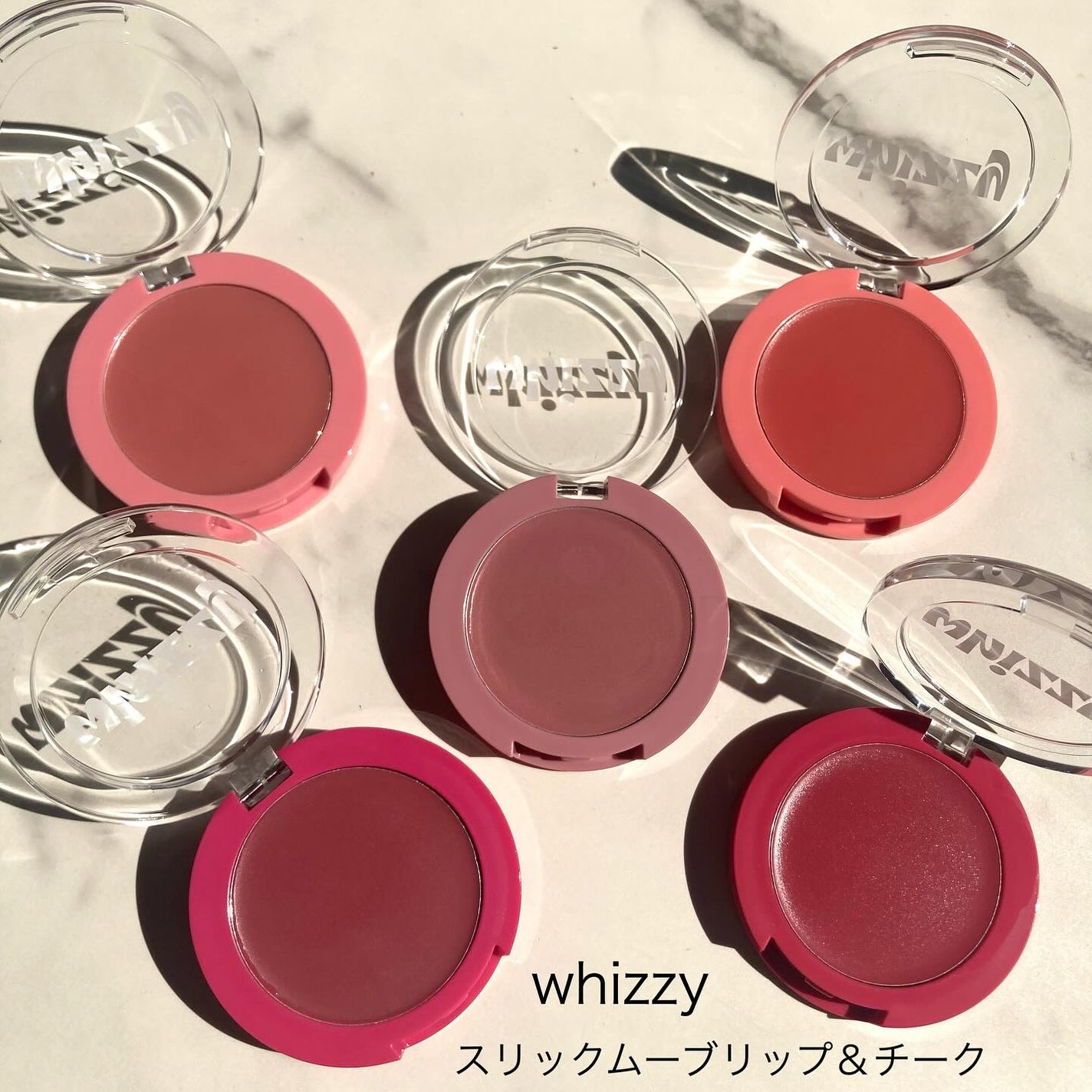 SLICK MOVE LIP&CHEEK/WHIZZY/ジェル・クリームチークを使ったクチコミ(1枚目)