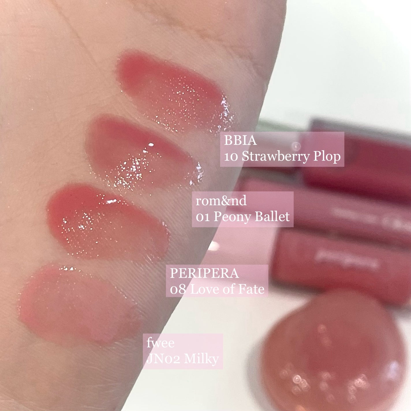 インク グラスティング リップ グロス/PERIPERA/リップグロスを使ったクチコミ(2枚目)