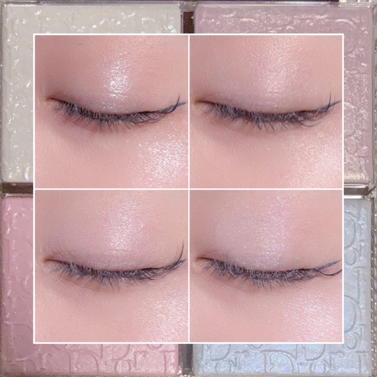 バックステージ グロウ マキシマイザー パレット/Dior/ハイライトを使ったクチコミ(2枚目)