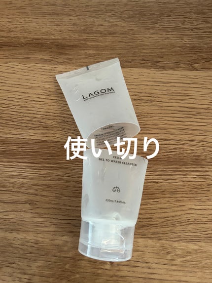 ラゴム ジェルトゥウォーター クレンザー(朝用洗顔)/LAGOM /その他洗顔料を使ったクチコミ(1枚目)