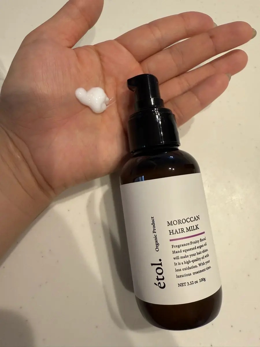 Moroccan hair milk/etol./ヘアミルクを使ったクチコミ（2枚目）