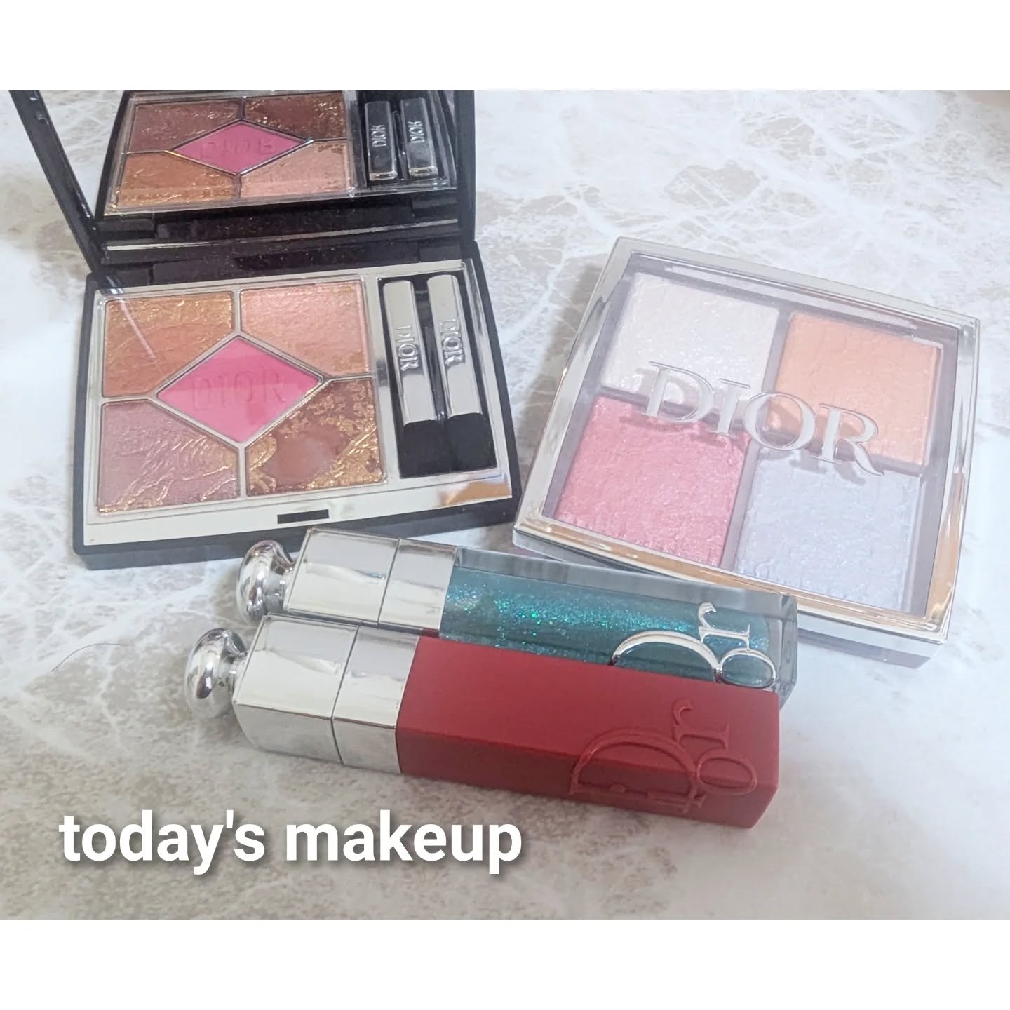 ディオール バックステージ フェイス グロウ パレット/Dior/ハイライトを使ったクチコミ（1枚目）