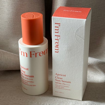 アプリコットクリアサンセラム/I'm from/日焼け止めローションを使ったクチコミ(1枚目)