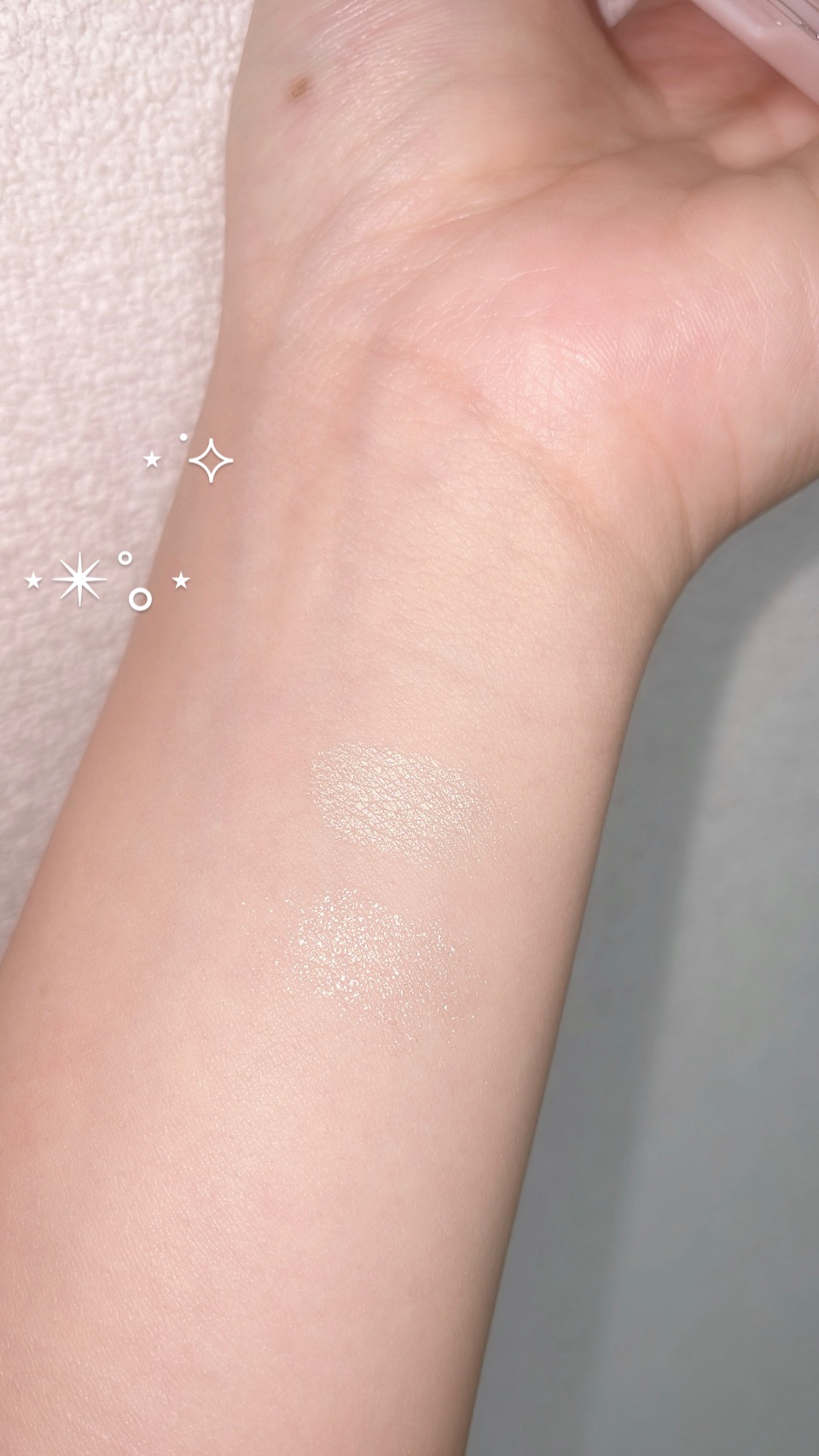 Solistella ハイライト グリッターグロウ/SHOBIDO/パウダーハイライトを使ったクチコミ（2枚目）