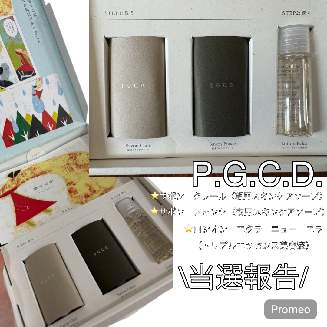 試してみた】P.G.C.D. トライアルセット P.G.C.D.(ペー・ジェー