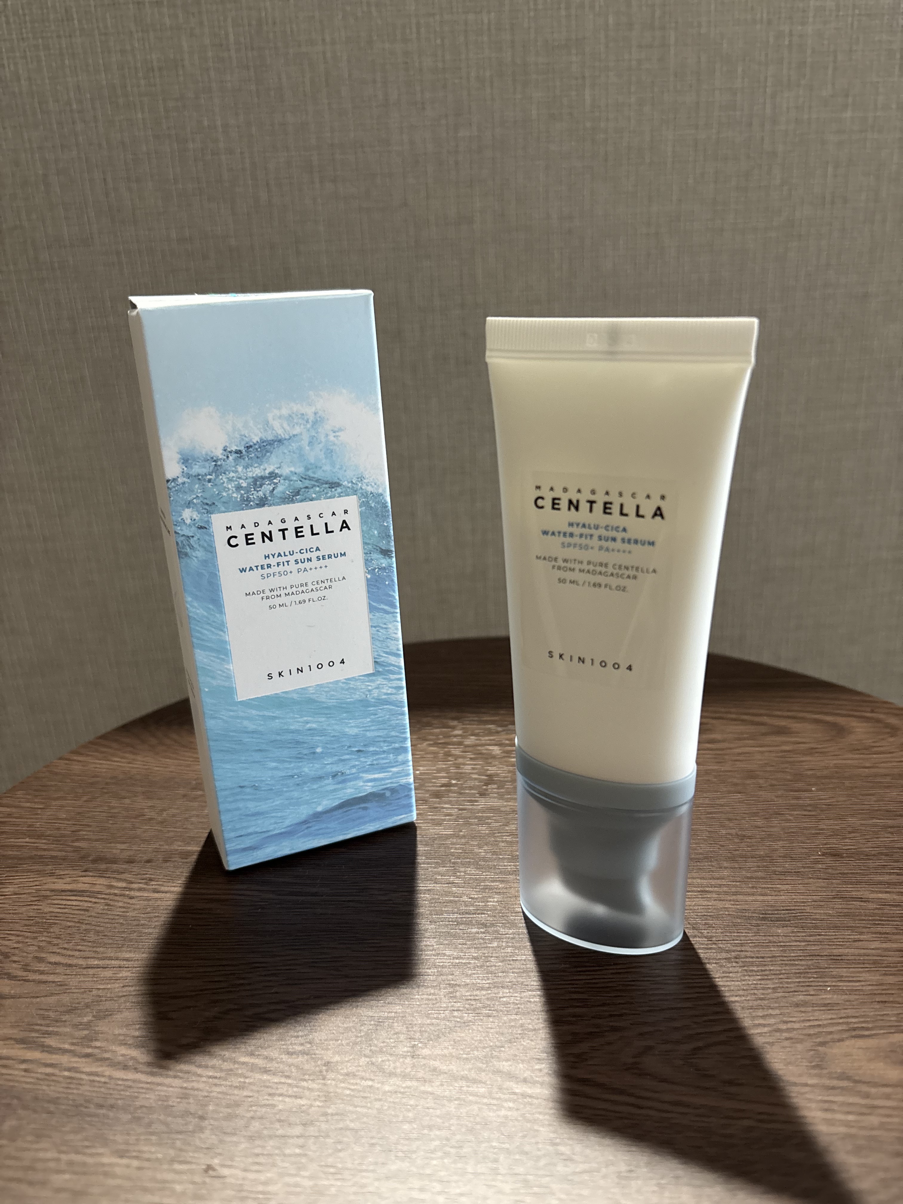 ヒアルーシカ ウォーターフィット サンセラム/SKIN1004/日焼け止めローションを使ったクチコミ（1枚目）