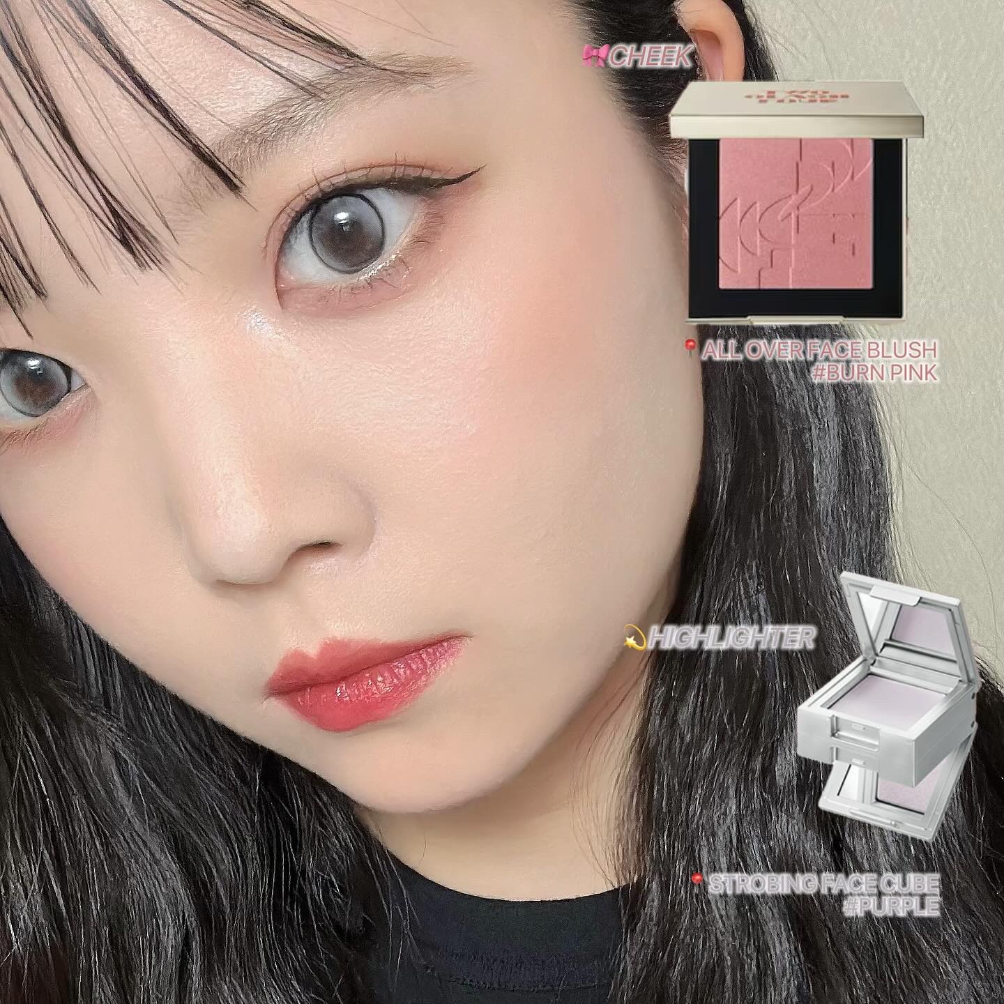 ストロビングフェイスキューブ/TWO SLASH FOUR/ハイライトを使ったクチコミ（2枚目）