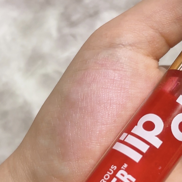 レブロン スーパー ラストラス グリマーリップ オイル 003 グロウ ママ/REVLON/リップオイルを使ったクチコミ（3枚目）