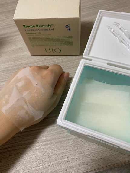 バイオームレメディポアリセットクーリングパッド/UIQ/トナーパッドを使ったクチコミ(2枚目)
