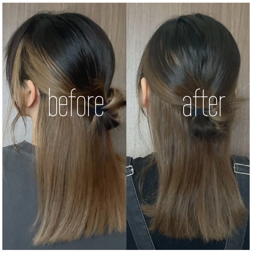 Tottimo!  ディップカラー/アイケイ/洗い流すヘアトリートメントを使ったクチコミ（3枚目）