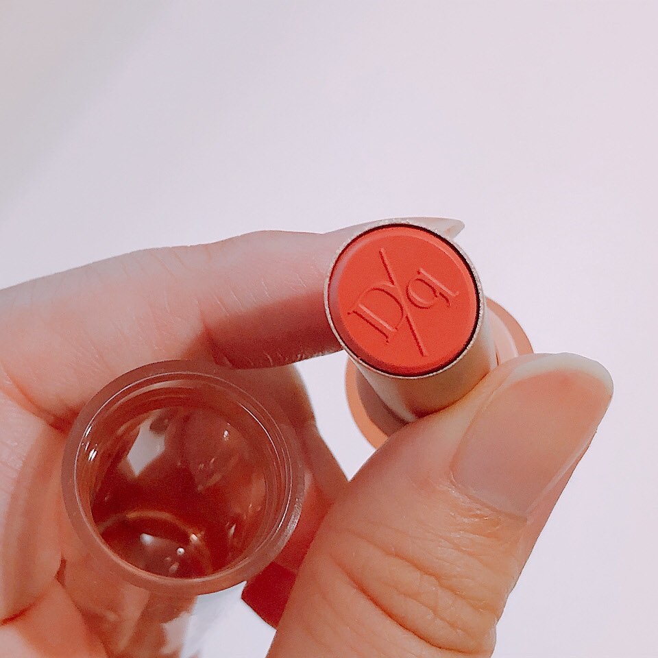 ムードグロウリップスティック/dasique/口紅を使ったクチコミ（3枚目）