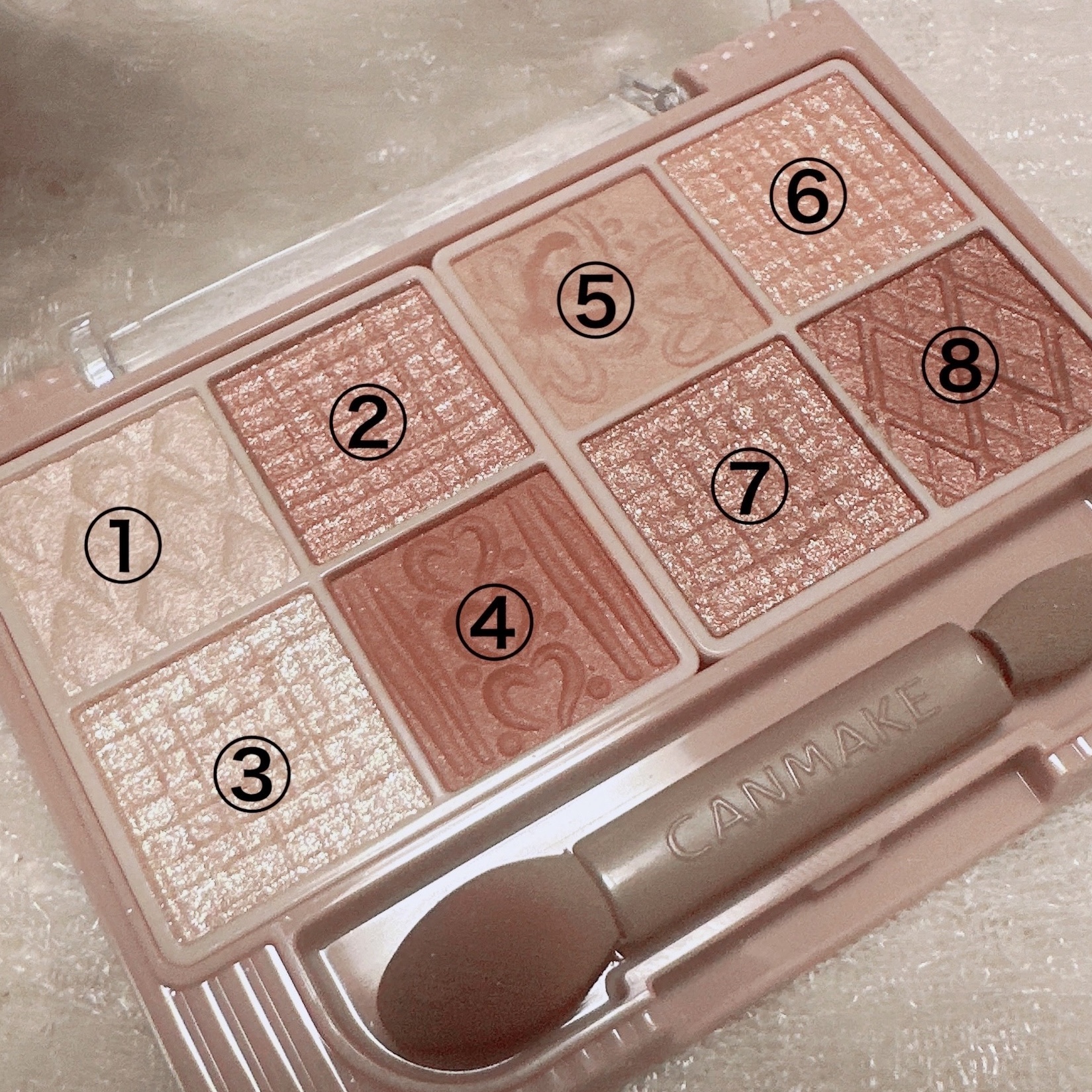 プティパレットアイズ/キャンメイク/パウダーアイシャドウを使ったクチコミ（2枚目）