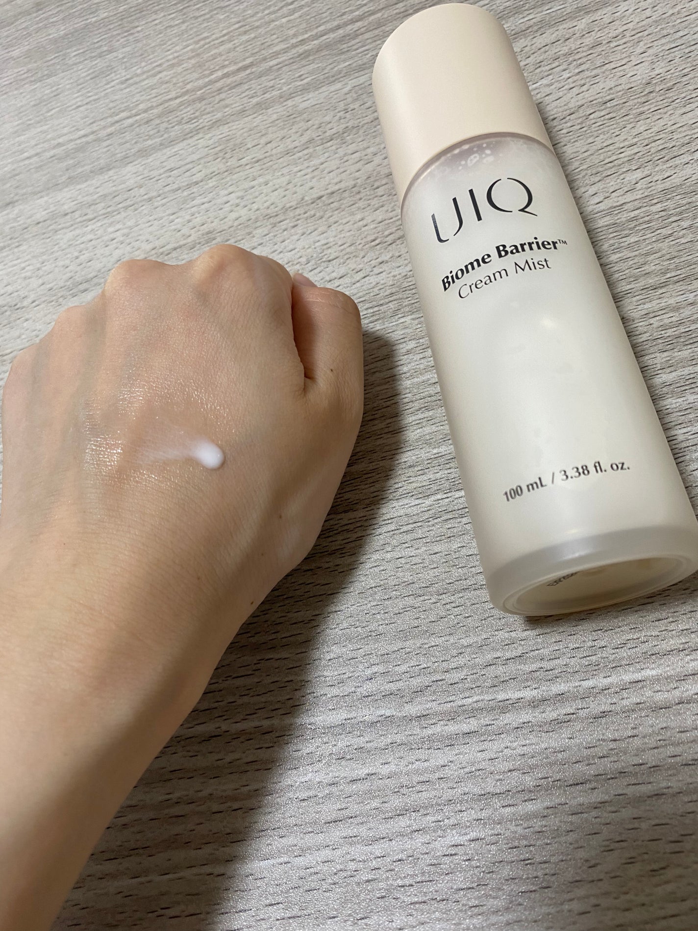 バイオームバリア クリームミスト/UIQ/ミスト状化粧水を使ったクチコミ(2枚目)