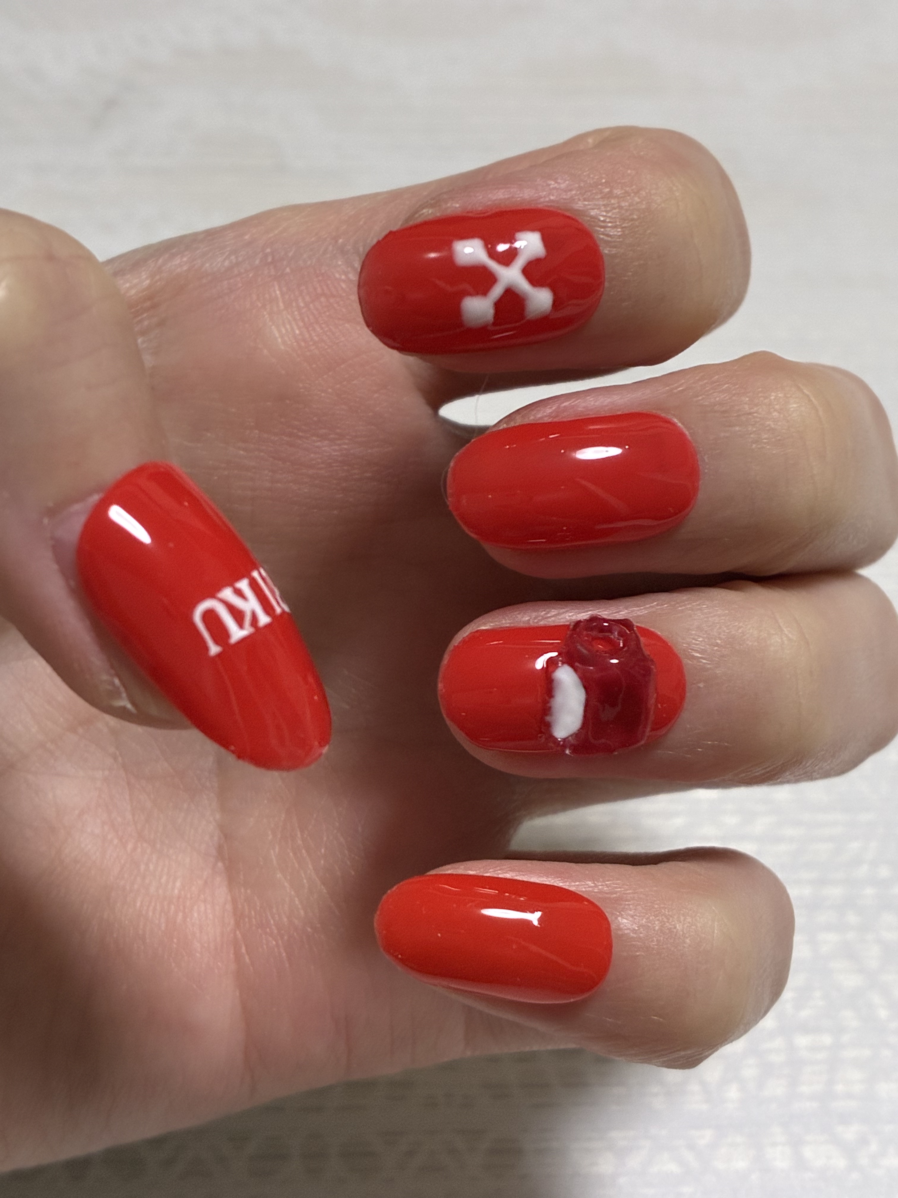 ジェルネイル（ライト対応）/セリア/ジェルネイルを使ったクチコミ（2枚目）