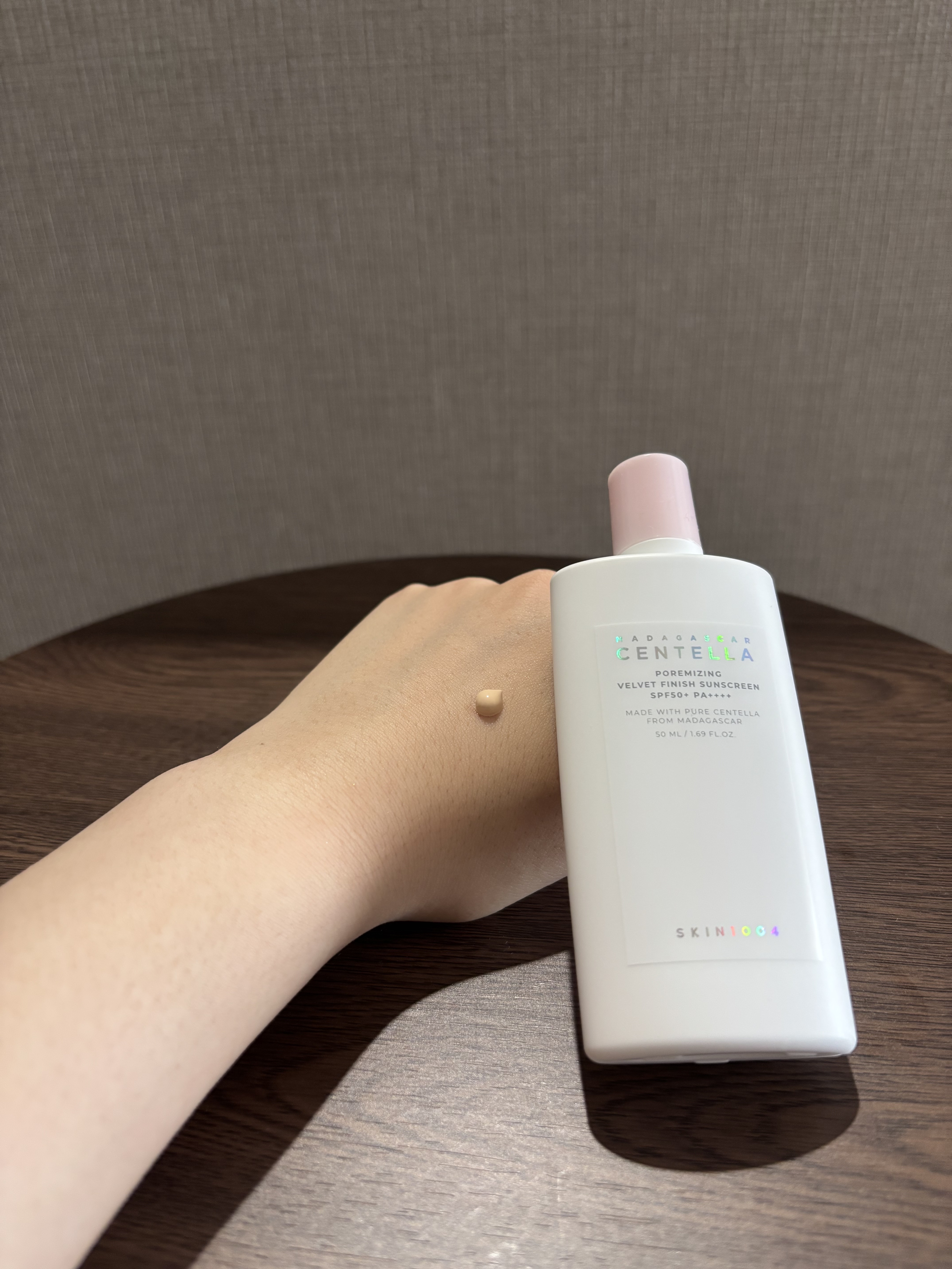 ポアマイジングティンテッド サンクリーム/SKIN1004/日焼け止めクリームを使ったクチコミ（3枚目）