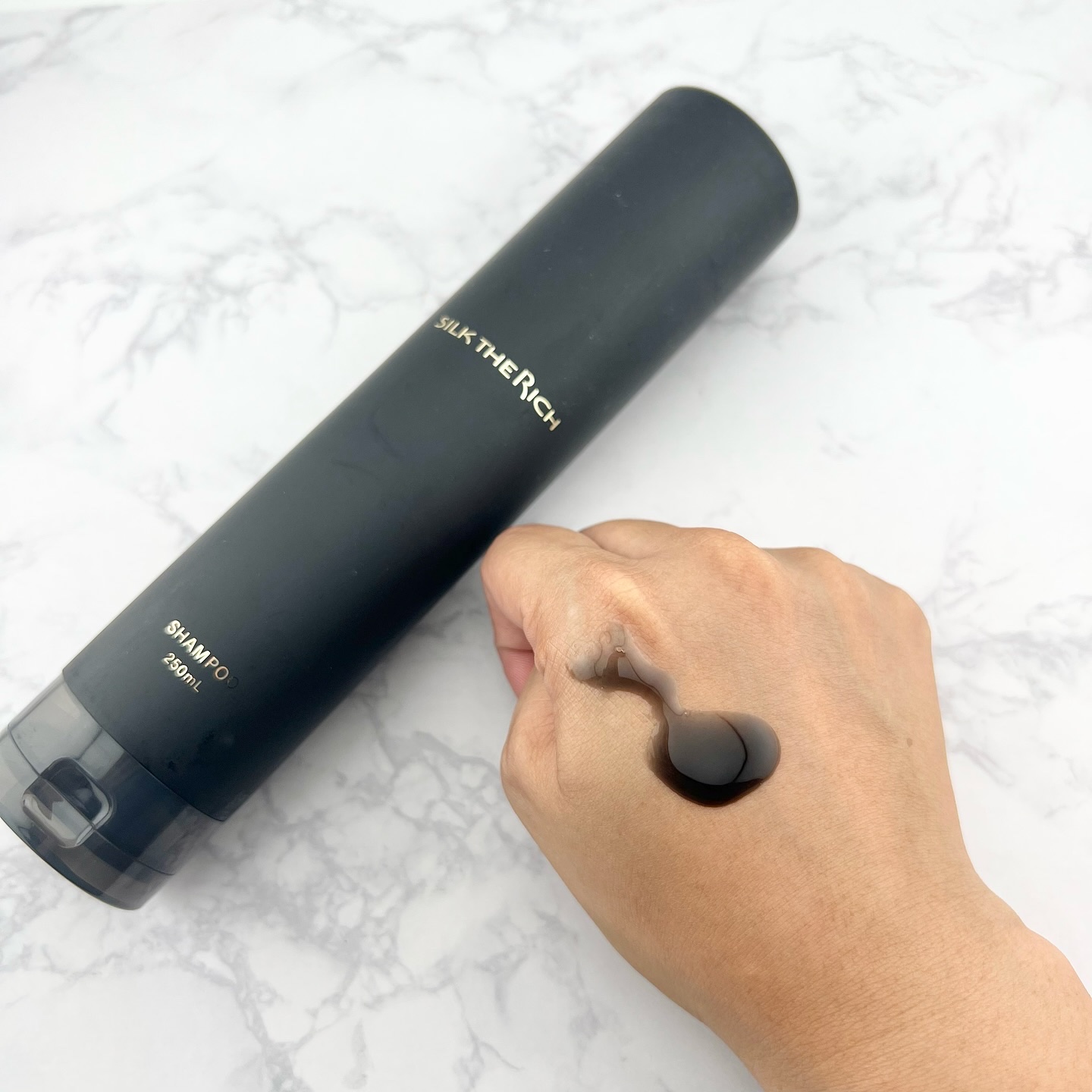 SILK THE RICH スカルプ&リペア シャンプー・トリートメント/SILK THE RICH/市販シャンプーを使ったクチコミ（2枚目）