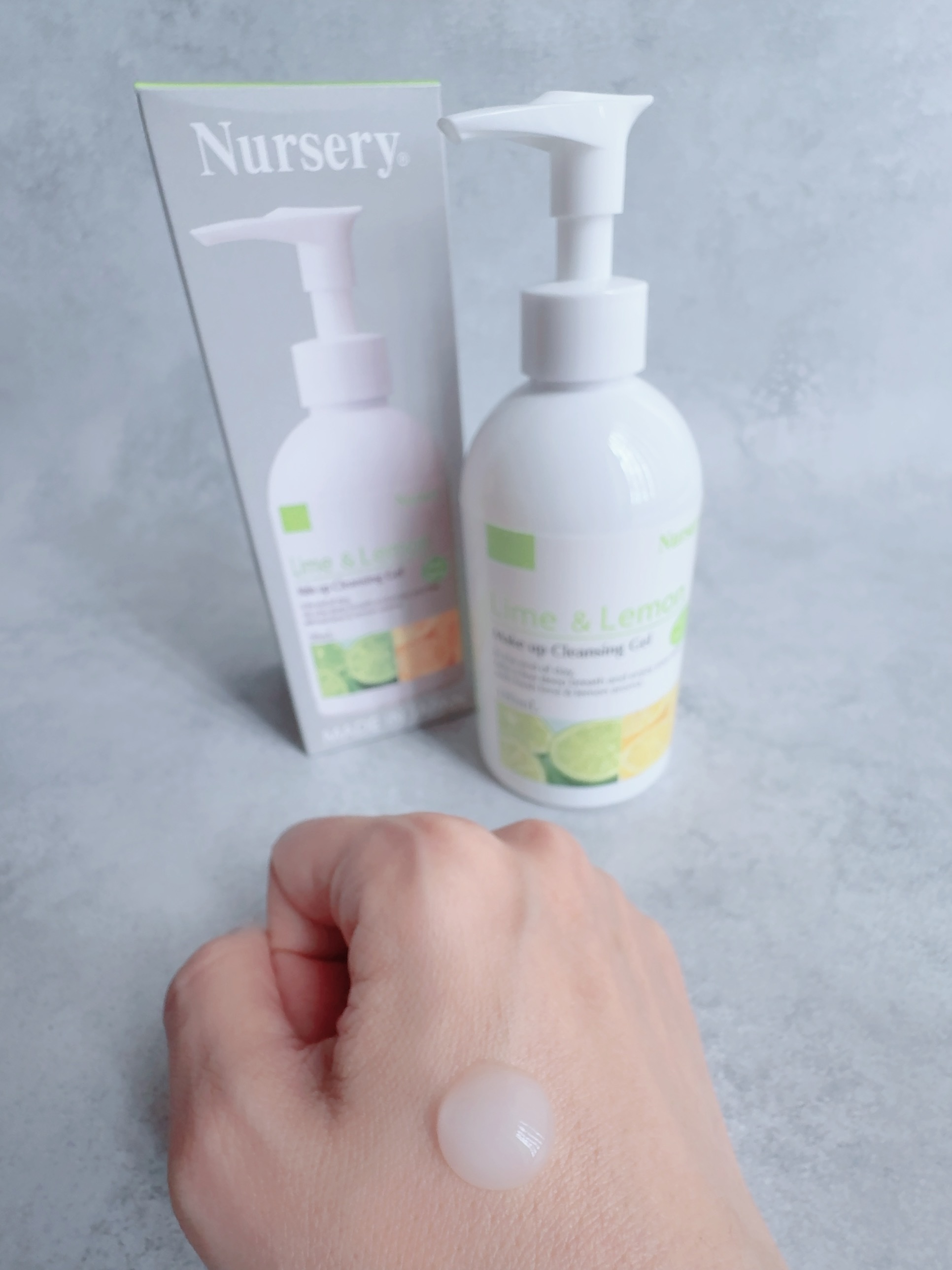 Ｗクレンジングジェルライム＆レモン/Nursery(ナーセリー)/クレンジングジェルを使ったクチコミ（3枚目）