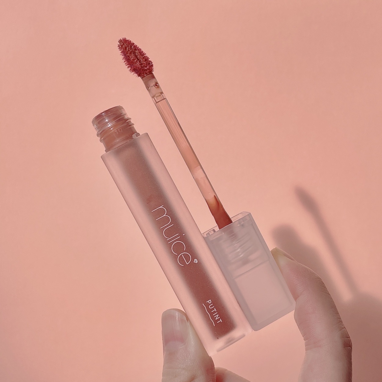 プティント/muice/リップティントを使ったクチコミ（3枚目）