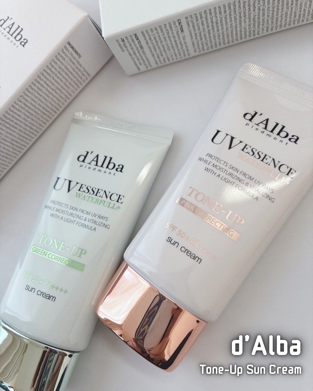 ウォータフルトーンアップサンクリーム/ダルバ/日焼け止めクリームを使ったクチコミ（1枚目）