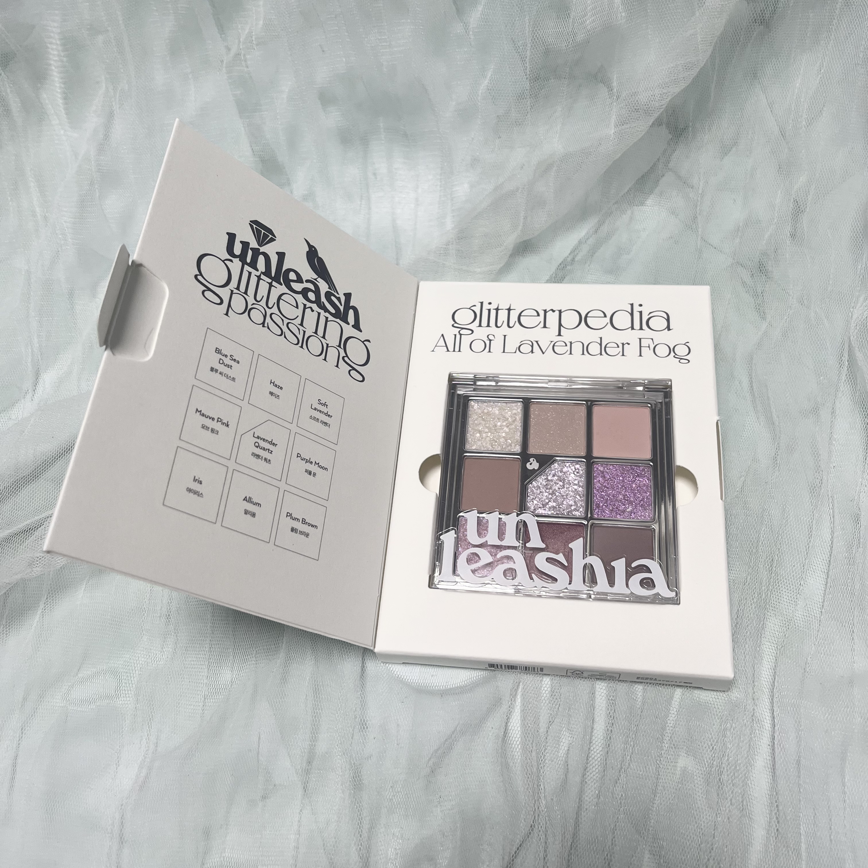 グリッターペディアアイパレット/unleashia/アイシャドウパレットを使ったクチコミ（1枚目）