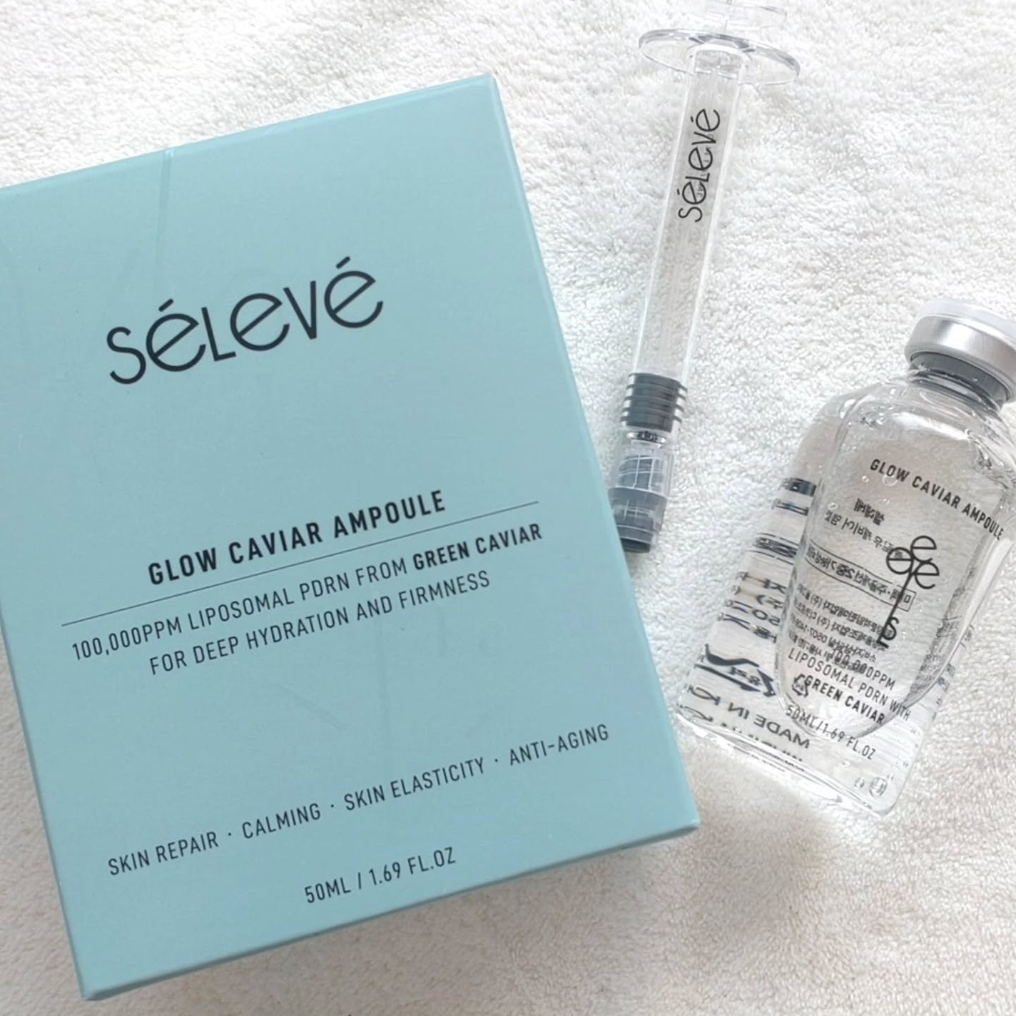 グロウキャビアアンプル/SELEVE/美容液を使ったクチコミ(1枚目)