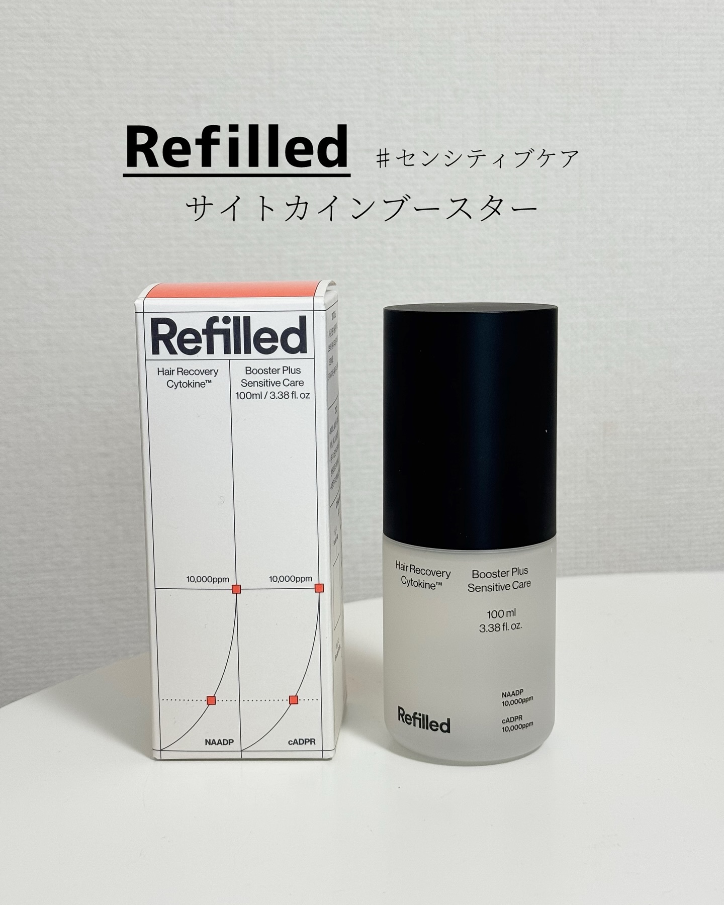 サイトカイン ブースター/Refilled/頭皮ローションを使ったクチコミ（1枚目）