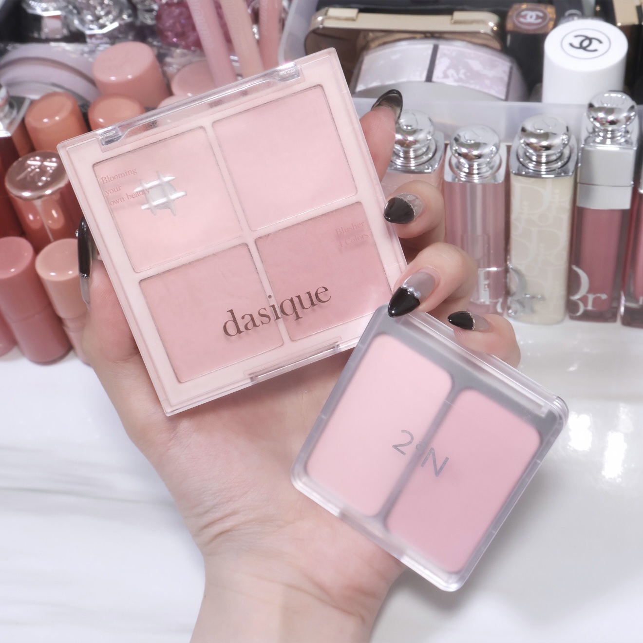 ブレンディングムードチーク/dasique/パウダーチークを使ったクチコミ（1枚目）