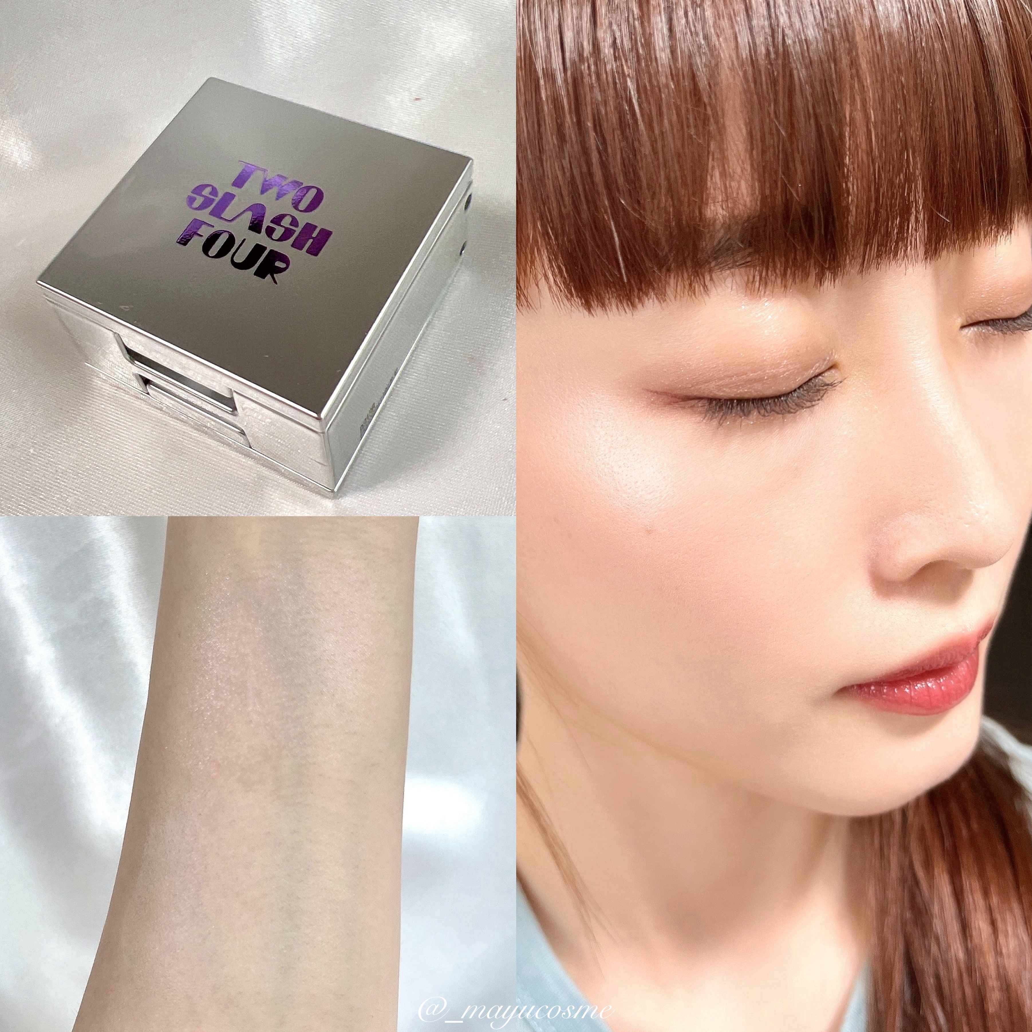 オールオーバーフェイスブラッシュ/TWO SLASH FOUR/パウダーチークを使ったクチコミ（3枚目）