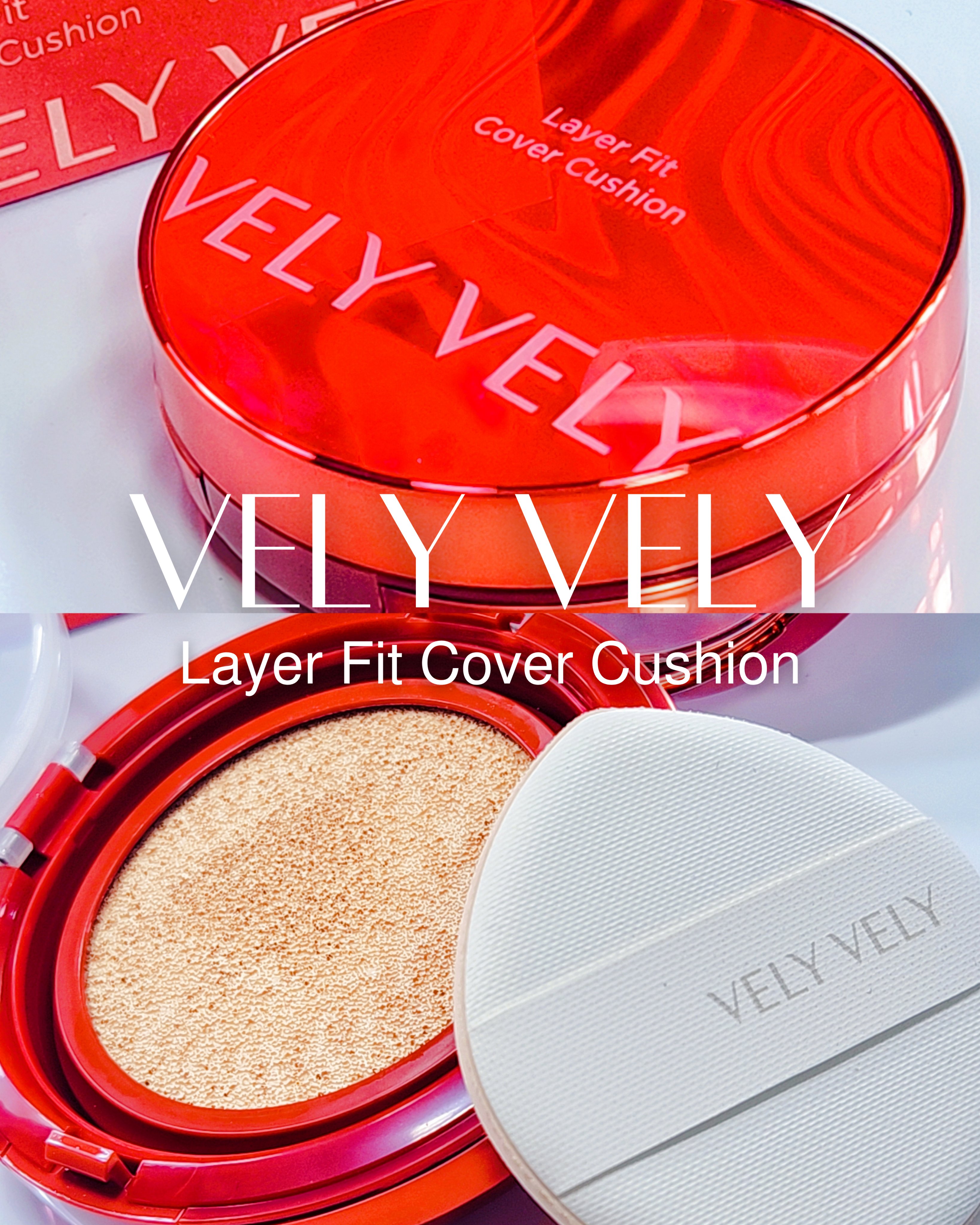 レイヤーフィットカバークッション/VELY VELY/クッションファンデーションを使ったクチコミ（1枚目）